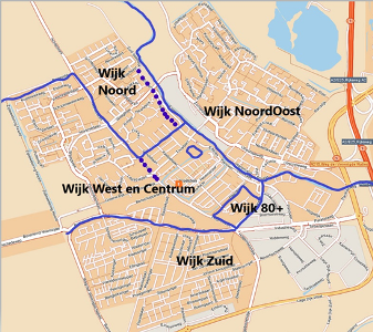 plattegrond wijken